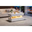 Table basse réglable en hauteur Arvida avec éclairage DEL et rangement