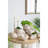 11.5X7x7 Inches Beige Sand And Cement Decorative Planter With A Sandy Finish For Coastal Bedroom Bathroom
