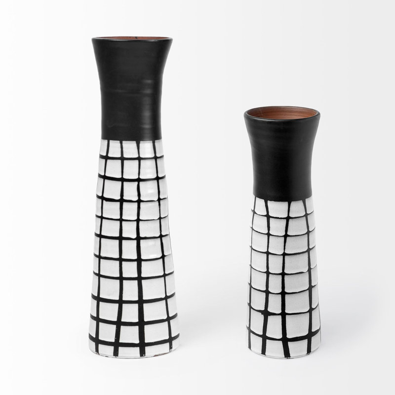 Vase de table Charmaine, H 24 po x l 8 po x P 8 po