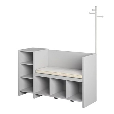 Thure Kid Toy Storage Bench and Coat Rack