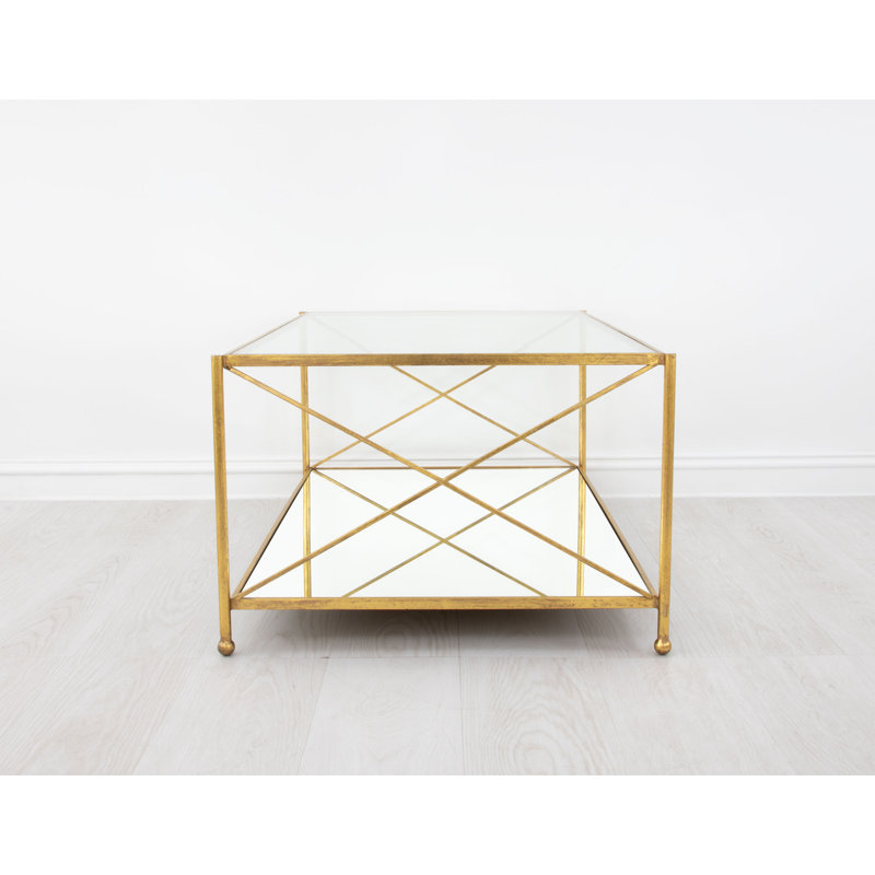 Iris Coffee Table, Gold