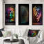 «Multidimensional Luminogram», 3 pièces sur toile-2077036218-2077036219