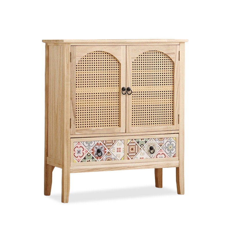 Burlywood Solid Wood Rectangular Console Table, Burlywood