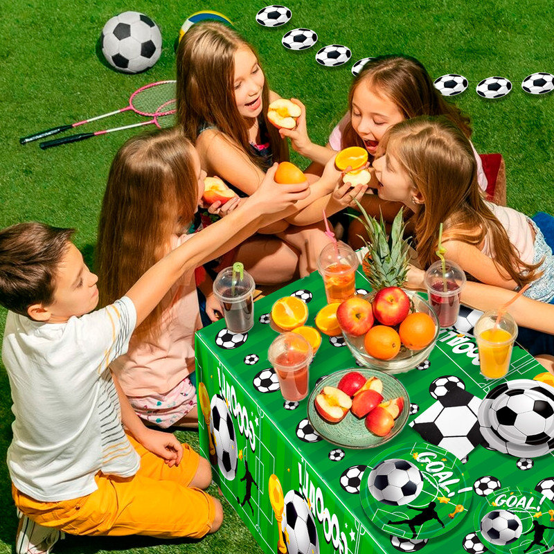Soccer Party Tableware, Soccer Birthday Tableware Set