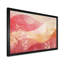 Paysage abstrait de feuilles rose crème et blush - Tableau encadré-2004985973-2014151080