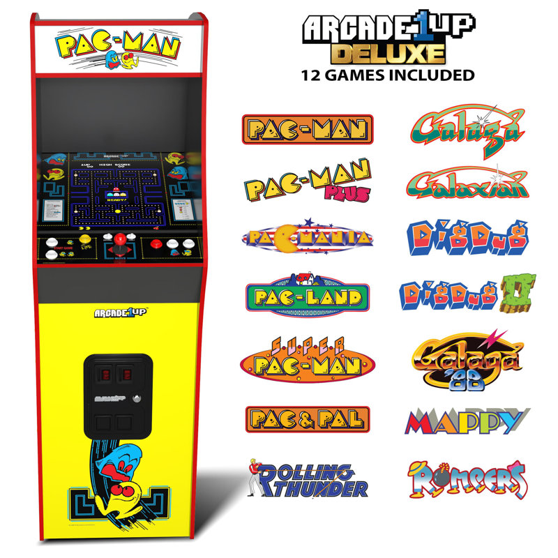 Pacman Arcade1Up Replacement Artwork – KJOKRZ