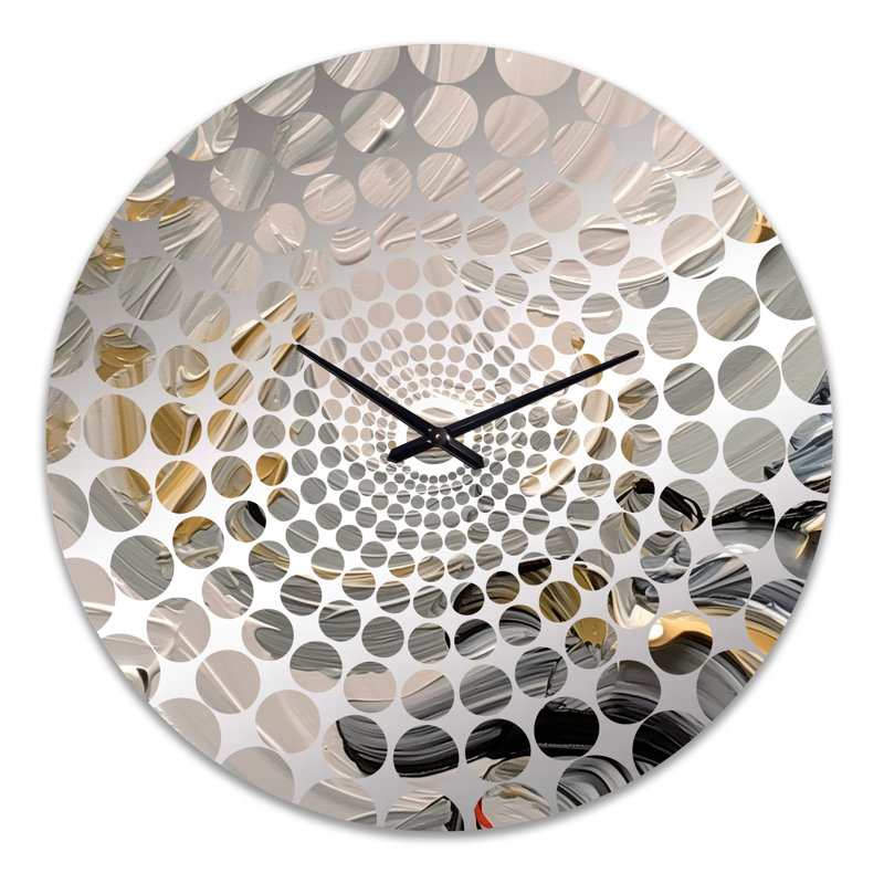 Osterville - Horloge murale peinture abstraite, Grand