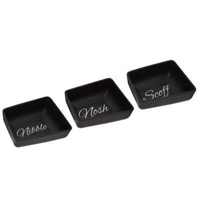 3 Piece Condiment Server Set