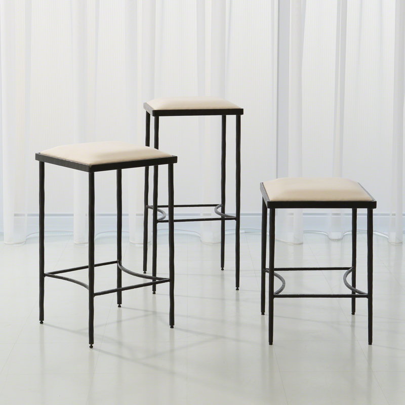 Hammered Stool, Bar Stool (31” Seat Height)