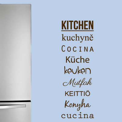 Food & Beverage Non-Wall Damaging Wall Decal