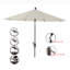 Parasol extérieur en polyester 104 po Natalie-29305870-50897897