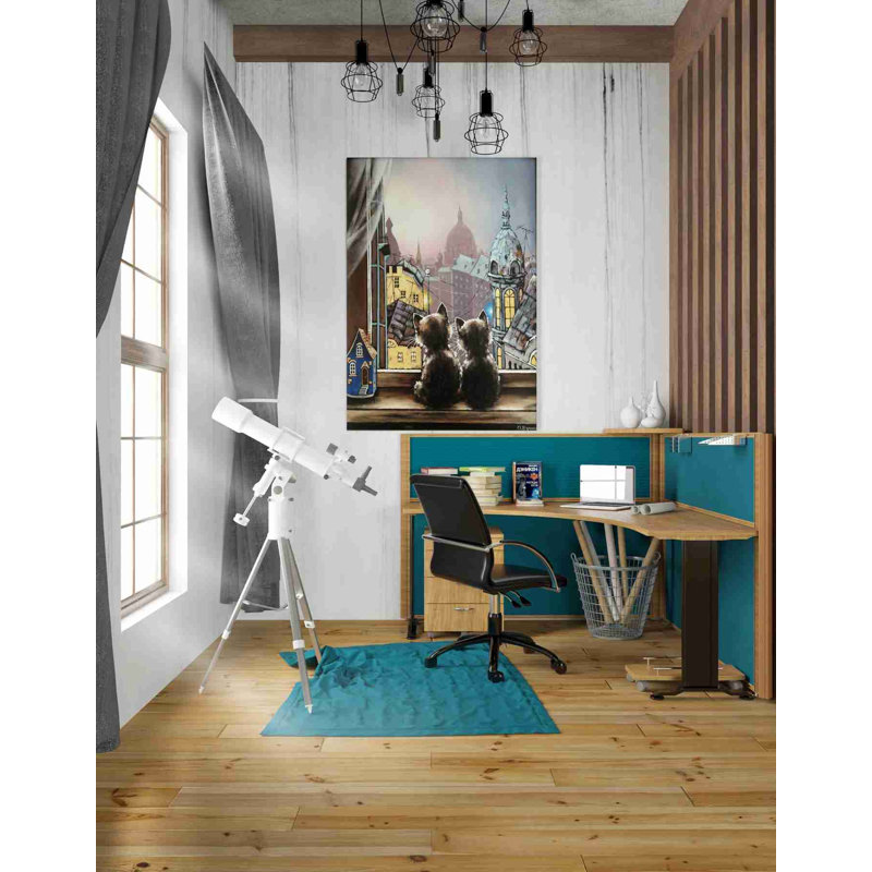 «Romantics» par Alexander Gunin, art mural sur toile, H 40 po x l 26 po x P 1,25 po