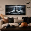 Art mural sur toile noir et blanc-108232939