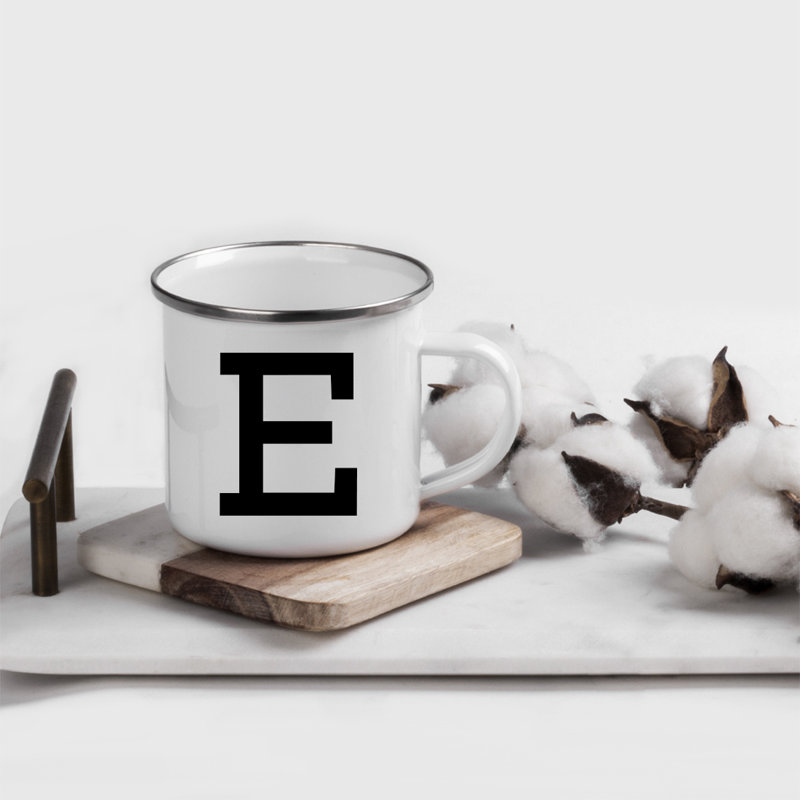 Stainless Steel Coffee Mug, E
