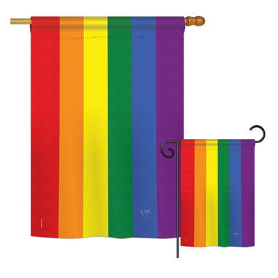 Drapeau en polyester à 2 côtés inspirive