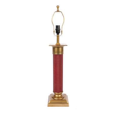Textured Metal Column Table Lamp
