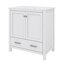 Meuble-lavabo moderne simple 30 po avec lavabo et tiroir-1026829813