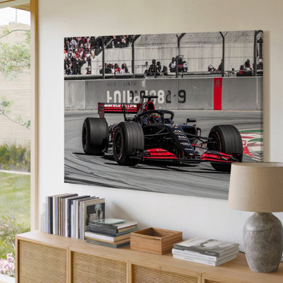 Canvas Wall Art Scuderia Speed Ferrari Formula 1 Racing Ready To Hang Gallery Wrapped Home Decor Modern Design Premium Quality Decor