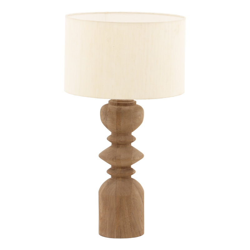 Lampe de table Lanier brun clair