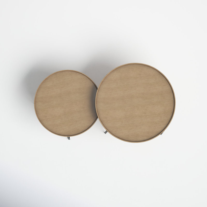 Minori Solid Wood Nesting Coffee Table