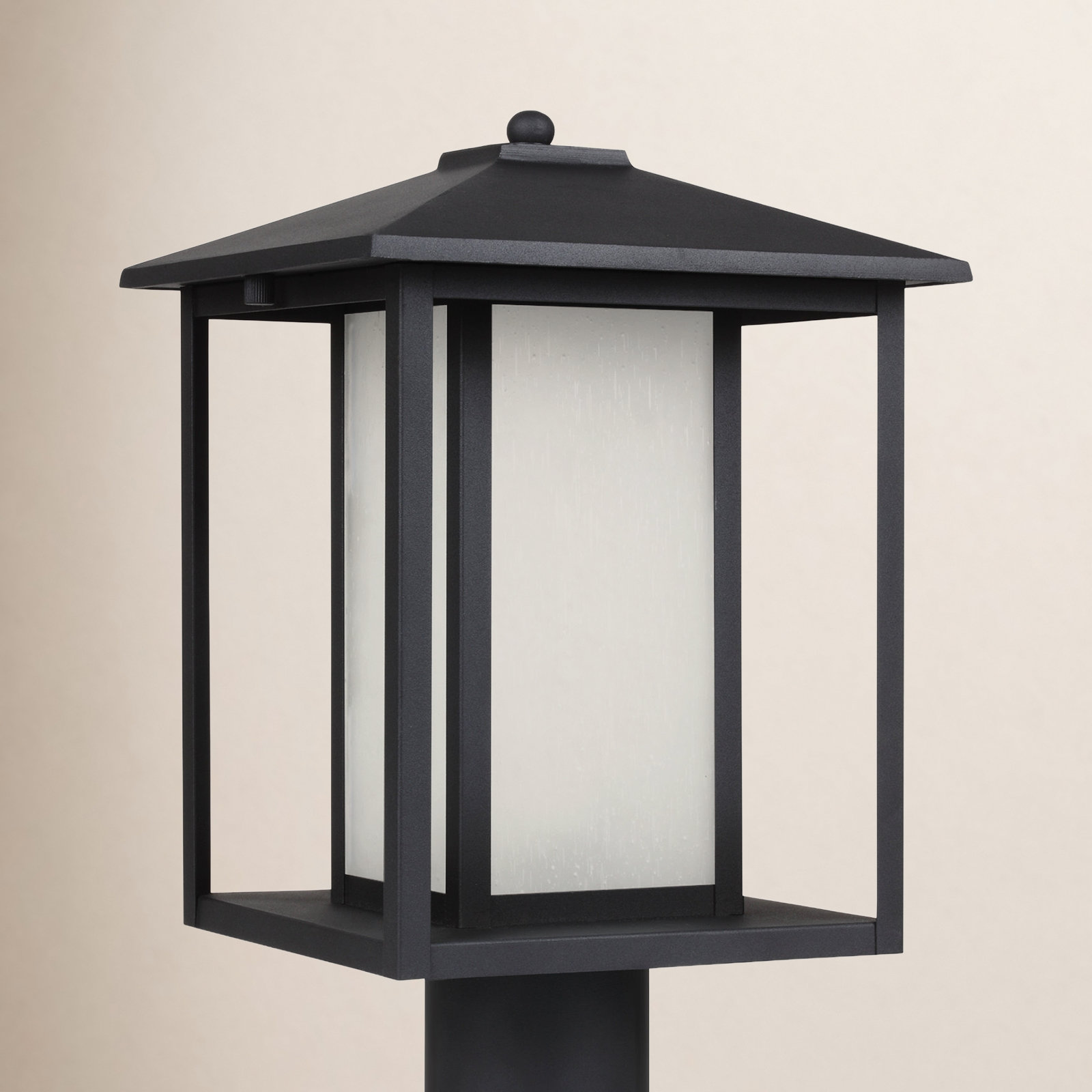 Vermont Outdoor Lantern Head, Black, Yes