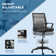 Chaise de dessinateur en filet Lynnann