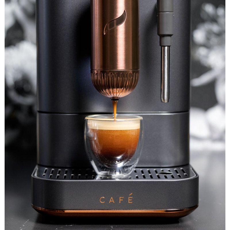 Café AFFETTO Automatic Espresso Machine + Frother, Matte Black