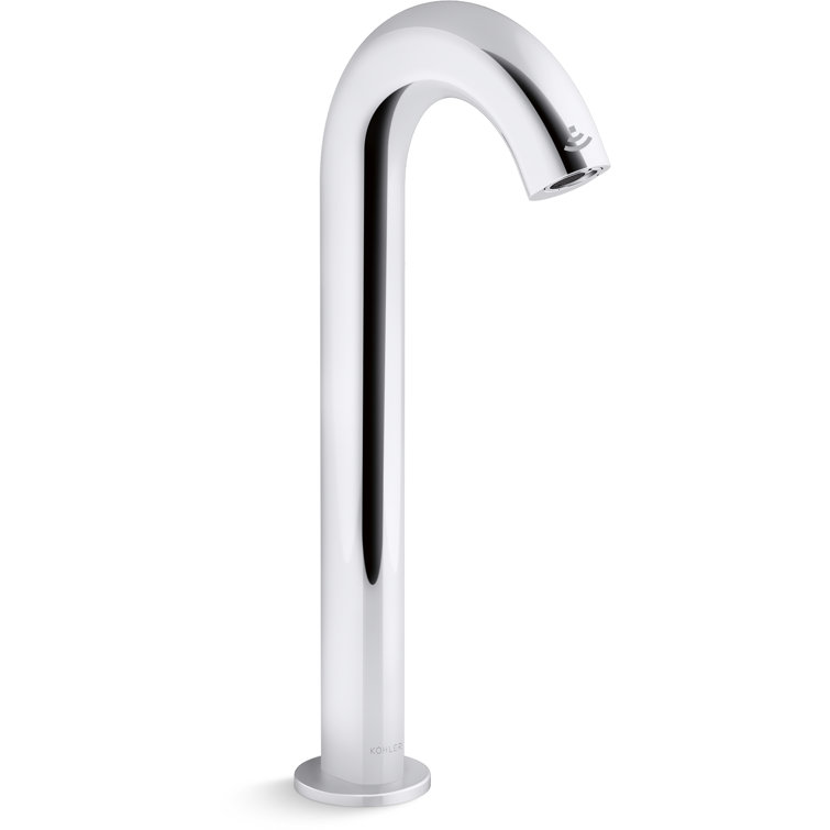 Oblo Talltouchless Faucet With Kinesis Sensor Technology And Temperature Mixer, DC-Powered