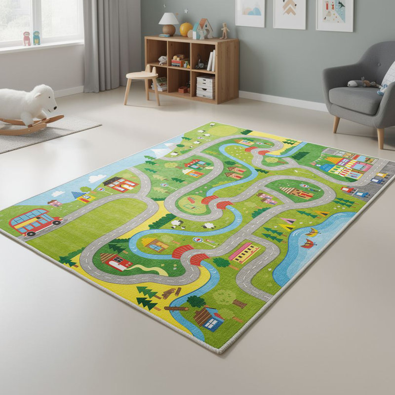 Luxurious Hall Carpet, 100% Velvet Fabric, 2.6 x 9.8 ft | Antibacterial & Non-Slip | 0.4 in Pile Height, Machine Washable | Durable Woven Design with 3D Digital Printing | Perfect for Home Entryways & Living Rooms