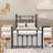 Daviney Metal Open-Frame Bed-92072459