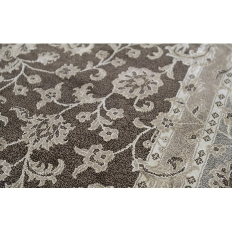 Nirvana Oriental Area Rug in Brown/Beige