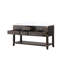 Meuble-lavabo double en chêne noir avec plateau en marbre de Carrare-1886542647-1886542644