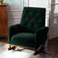 Chaise berçante en bois massif Demetrius