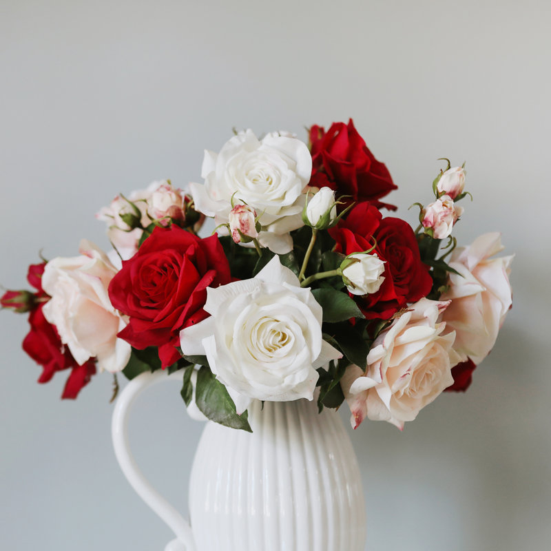 Rose Faux Floral, Pink