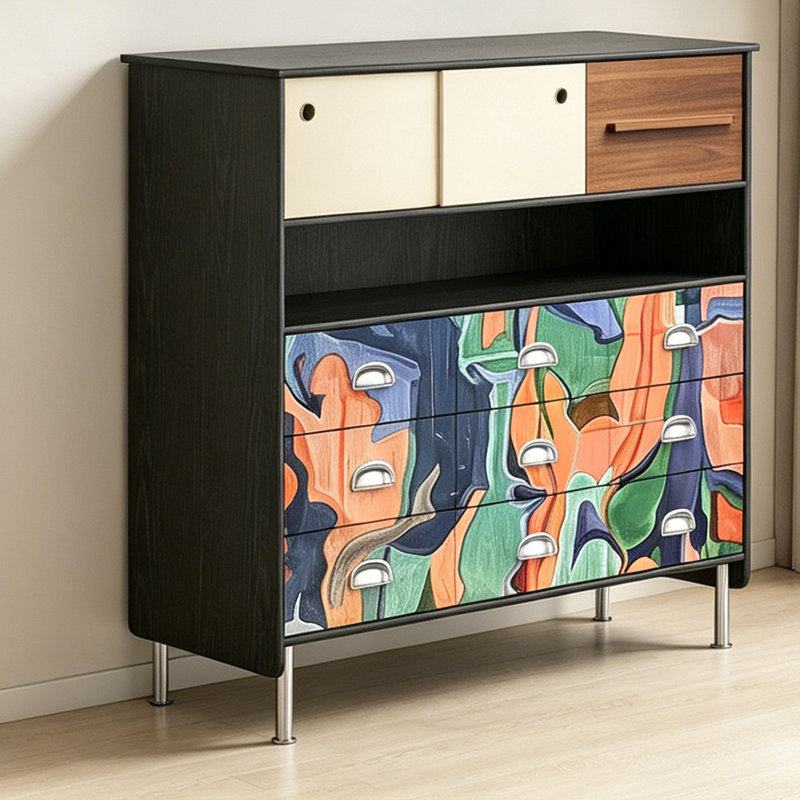 French Simple Style Accent Cabinet
