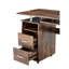Bureau d'ordinateur classique avec tiroirs et espace de rangement classique