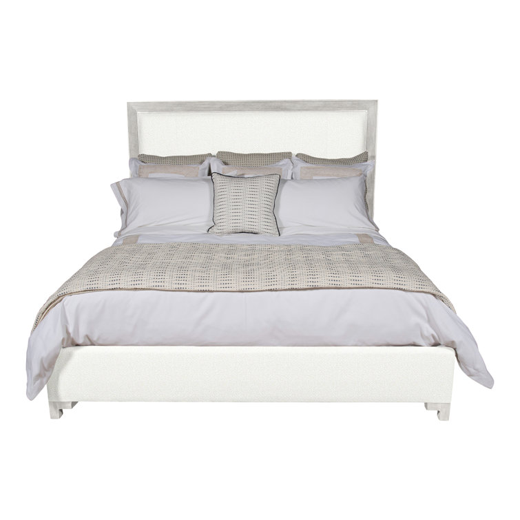 Louise/Lawrence King Upholstered Low Profile Panel Bed