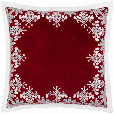 Winter Bloom Square Cushion