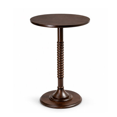 Table d'appoint ronde contemporaine avec base piédestal, table de cocktail ou de comptoir décorative Decor