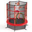 Trampoline de cour arrière 55 po avec enceinte sécuritaire Costway-55709584