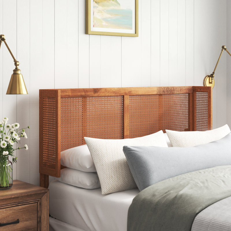Tête de lit enveloppante Baxton Studio Rina Mid-Century Modern, Grand lit