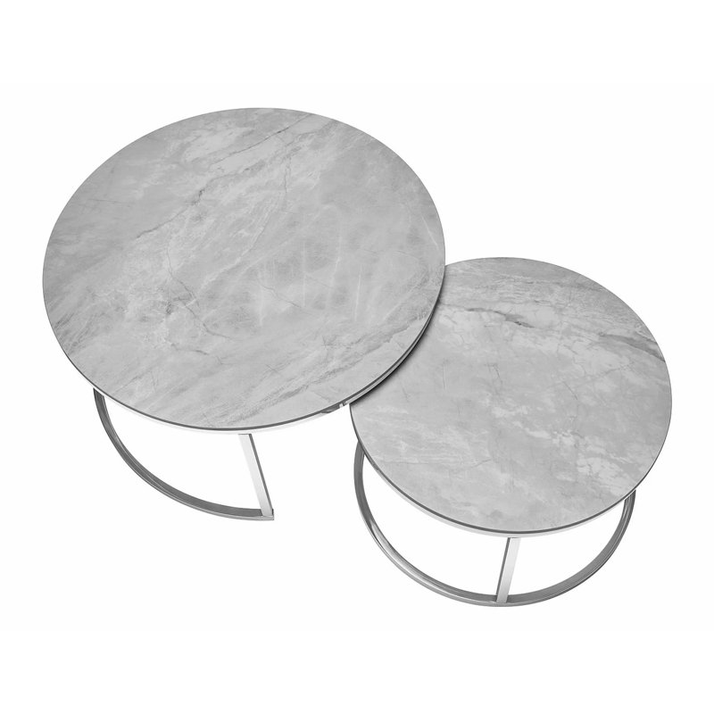 Jonesborough Coffee Table, Dark Grey/Silver