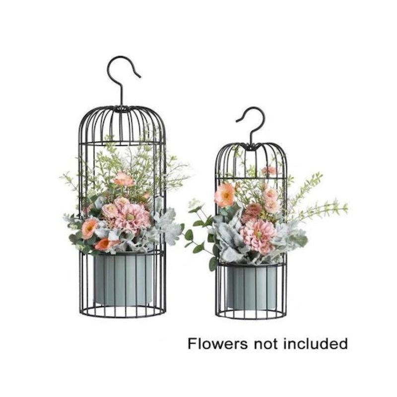 Ensemble de 2 pots à fleurs suspendus