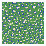Bright Cheetah In Hunter Green Giclee Print by Dana Gibson