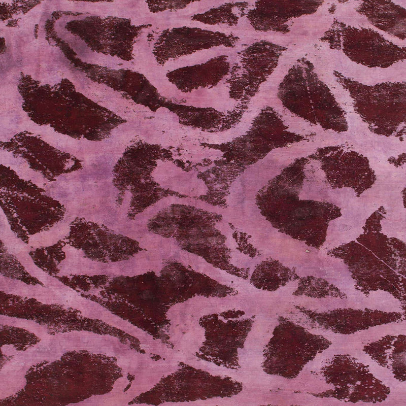 Tapis abstrait moderne 1370, Carré 3 pi