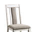 Ensemble de 2 chaises d'appoint rembourrées
