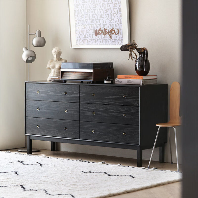 Buffet Nordic Retro, Noir