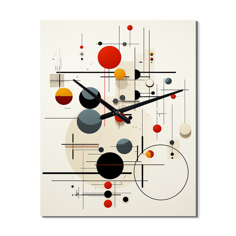 Mystery Source codes Minimal Geometrie II - très grandes horloges murales géométriques modernes, H 28 po x l 12 po x P 1 po