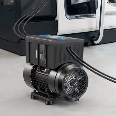 Single Phase to 3-Phase Rotary Converter, 2.5HP 7A 208-240V Input/Output Rotary Phase Converter - Expandable to Higher Horsepower for Heavy-Load Equipment