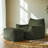 Striped Corduroy Lazy Suspension Sofa Set with Footstool, High Density Memory Foam Padding, Spacious Seat, Installation Free Design-1710286163
